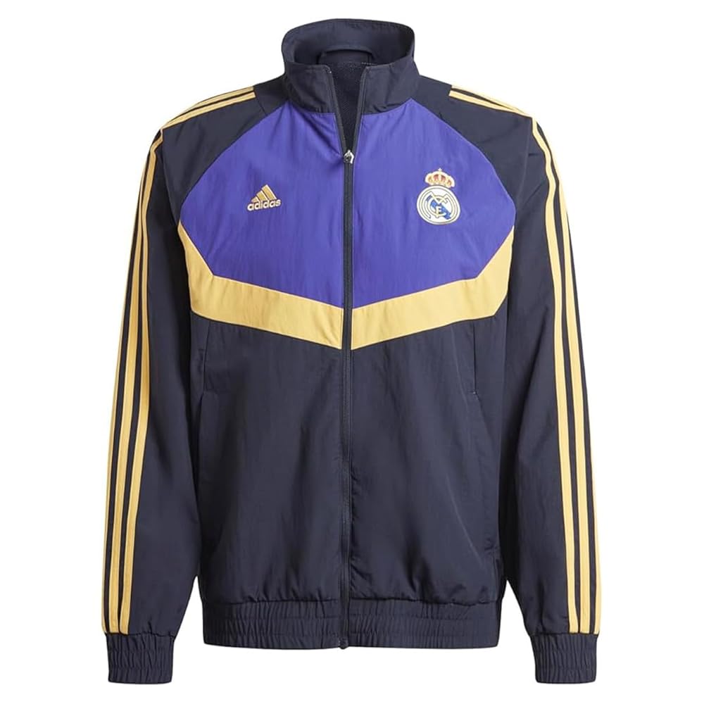 adidas Real Madrid Woven Track Top Blue (US, Alpha, Medium